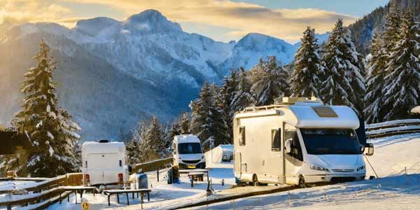 Top 3 stations de ski en camping-car en France